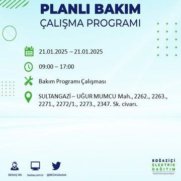 İstanbul'da uzun süreli elektrik kesintisi: 22 ilçe etkileniyor! Beşiktaş, Bahçelievler, Silivri... - Resim: 5