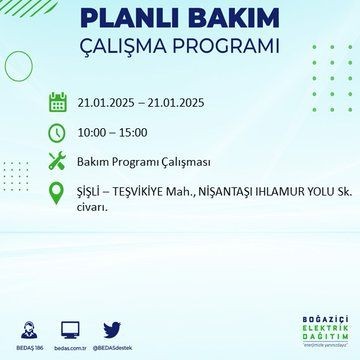 İstanbul'da uzun süreli elektrik kesintisi: 22 ilçe etkileniyor! Beşiktaş, Bahçelievler, Silivri... - Resim: 3
