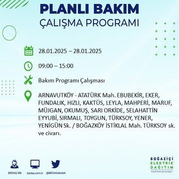 İstanbul'da uzun süreli elektrik kesintileri yaşanacak! 22 ilçe etkileniyor... - Resim: 69