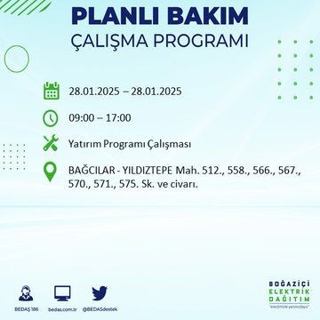 İstanbul'da uzun süreli elektrik kesintileri yaşanacak! 22 ilçe etkileniyor... - Resim: 63