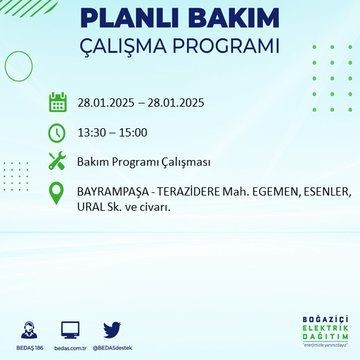İstanbul'da uzun süreli elektrik kesintileri yaşanacak! 22 ilçe etkileniyor... - Resim: 47