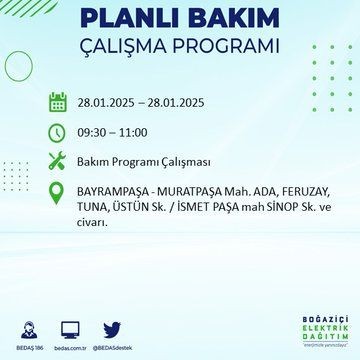 İstanbul'da uzun süreli elektrik kesintileri yaşanacak! 22 ilçe etkileniyor... - Resim: 49