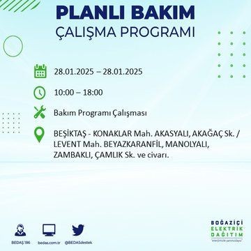 İstanbul'da uzun süreli elektrik kesintileri yaşanacak! 22 ilçe etkileniyor... - Resim: 43