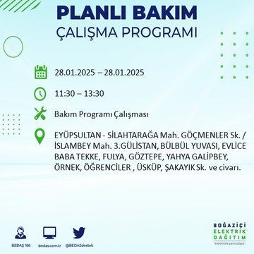 İstanbul'da uzun süreli elektrik kesintileri yaşanacak! 22 ilçe etkileniyor... - Resim: 29