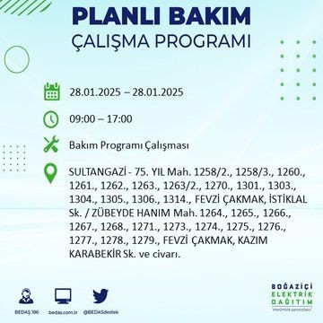 İstanbul'da uzun süreli elektrik kesintileri yaşanacak! 22 ilçe etkileniyor... - Resim: 4