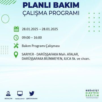 İstanbul'da uzun süreli elektrik kesintileri yaşanacak! 22 ilçe etkileniyor... - Resim: 9