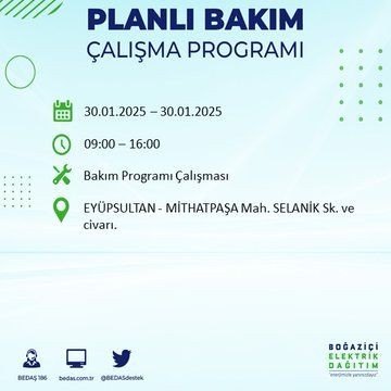 İstanbul'da 20 ilçede elektrikler kesilecek! 30 Ocak 2025 İstanbul'da elektrik kesintileri: Bakırköy, Avcılar, Silivri... - Resim: 35
