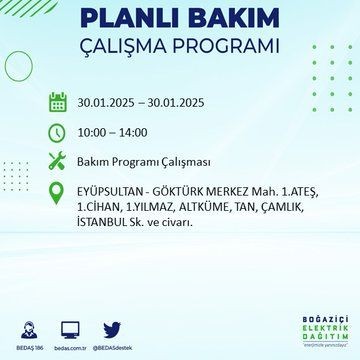 İstanbul'da 20 ilçede elektrikler kesilecek! 30 Ocak 2025 İstanbul'da elektrik kesintileri: Bakırköy, Avcılar, Silivri... - Resim: 34