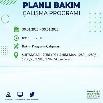 İstanbul'da 20 ilçede elektrikler kesilecek! 30 Ocak 2025 İstanbul'da elektrik kesintileri: Bakırköy, Avcılar, Silivri... - Resim: 6