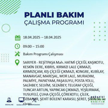 İstanbul'da uzun süreli elektrik kesintisi yaşanacak! - Resim: 68