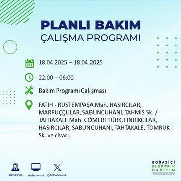 İstanbul'da uzun süreli elektrik kesintisi yaşanacak! - Resim: 48