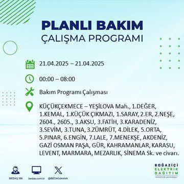 Telefonlarınızı şarj etmeyi unutmayın! Elektrik uzun süre gelmeyecek... Şişli, Silivri, Esenyurt... - Resim: 34