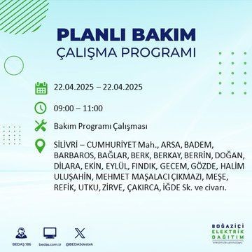 İstanbul'da uzun süreli elektrik kesintisi yaşanacak! - Resim: 43