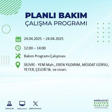 İstanbul'da uzun süreli elektrik kesintisi yaşanacak! - Resim: 70