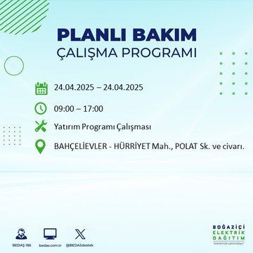 İstanbul'da uzun süreli elektrik kesintisi yaşanacak! - Resim: 14