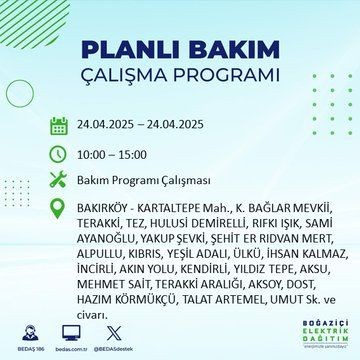 İstanbul'da uzun süreli elektrik kesintisi yaşanacak! - Resim: 24