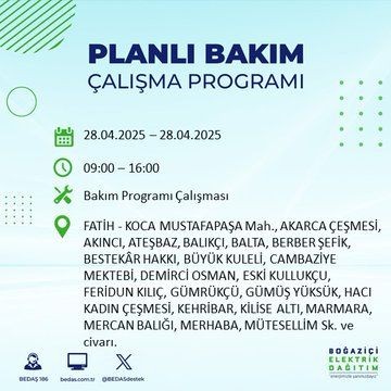 23 ilçe etkilenecek: İstanbul'da uzun süreli elektrik kesintisi - Resim: 44