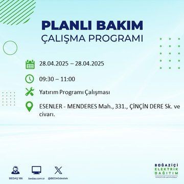 23 ilçe etkilenecek: İstanbul'da uzun süreli elektrik kesintisi - Resim: 27