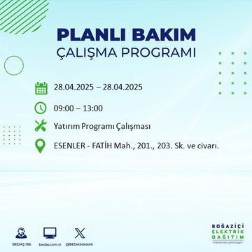 23 ilçe etkilenecek: İstanbul'da uzun süreli elektrik kesintisi - Resim: 26