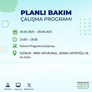 23 ilçe etkilenecek: İstanbul'da uzun süreli elektrik kesintisi - Resim: 29
