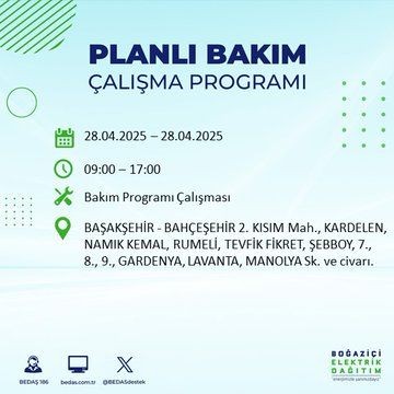 23 ilçe etkilenecek: İstanbul'da uzun süreli elektrik kesintisi - Resim: 15