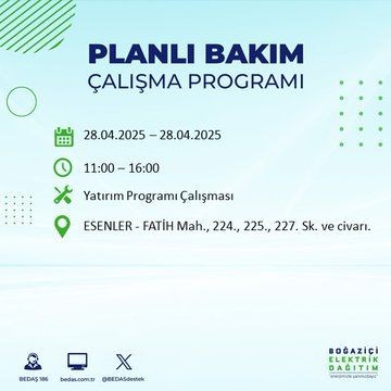 23 ilçe etkilenecek: İstanbul'da uzun süreli elektrik kesintisi - Resim: 30