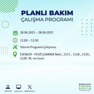 23 ilçe etkilenecek: İstanbul'da uzun süreli elektrik kesintisi - Resim: 31