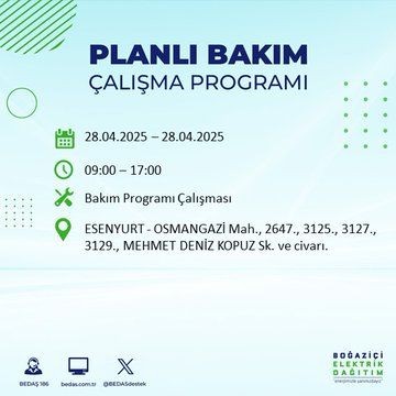 23 ilçe etkilenecek: İstanbul'da uzun süreli elektrik kesintisi - Resim: 36