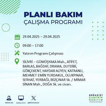 22 ilçe etkileniyor: Silivri, Sarıyer, Esenler... İstanbul'da uzun süreli elektrik kesintisi yaşanacak! 29 Nisan Salı elektrik kesintileri listesi - Resim: 74