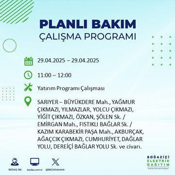 22 ilçe etkileniyor: Silivri, Sarıyer, Esenler... İstanbul'da uzun süreli elektrik kesintisi yaşanacak! 29 Nisan Salı elektrik kesintileri listesi - Resim: 65