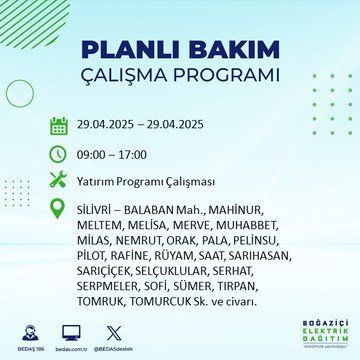 22 ilçe etkileniyor: Silivri, Sarıyer, Esenler... İstanbul'da uzun süreli elektrik kesintisi yaşanacak! 29 Nisan Salı elektrik kesintileri listesi - Resim: 70