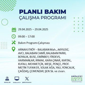 22 ilçe etkileniyor: Silivri, Sarıyer, Esenler... İstanbul'da uzun süreli elektrik kesintisi yaşanacak! 29 Nisan Salı elektrik kesintileri listesi - Resim: 3