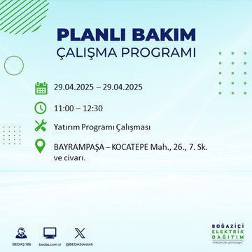 22 ilçe etkileniyor: Silivri, Sarıyer, Esenler... İstanbul'da uzun süreli elektrik kesintisi yaşanacak! 29 Nisan Salı elektrik kesintileri listesi - Resim: 16