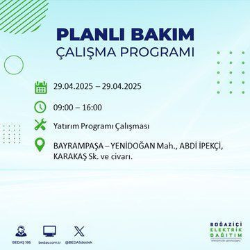22 ilçe etkileniyor: Silivri, Sarıyer, Esenler... İstanbul'da uzun süreli elektrik kesintisi yaşanacak! 29 Nisan Salı elektrik kesintileri listesi - Resim: 15