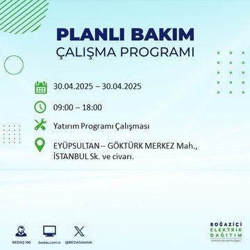 İstanbul'da uzun süreli elektrik kesintisi yaşanacak! 30 Nisan Çarşamba elektrik kesintileri listesi - Resim: 35