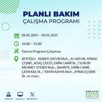 İstanbul'da uzun süreli elektrik kesintisi yaşanacak! 9 Mayıs Cuma elektrik kesintileri listesi - Resim: 31