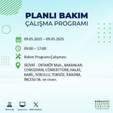 İstanbul'da uzun süreli elektrik kesintisi yaşanacak! 9 Mayıs Cuma elektrik kesintileri listesi - Resim: 82