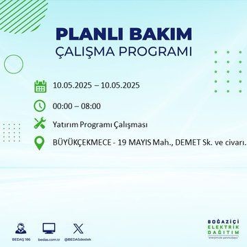 İstanbul'da uzun süreli elektrik kesintisi yaşanacak! 10 Mayıs Cumartesi elektrik kesintileri listesi - Resim: 15