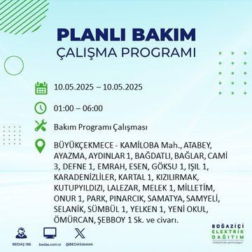 İstanbul'da uzun süreli elektrik kesintisi yaşanacak! 10 Mayıs Cumartesi elektrik kesintileri listesi - Resim: 16