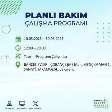 İstanbul'da uzun süreli elektrik kesintisi yaşanacak! 10 Mayıs Cumartesi elektrik kesintileri listesi - Resim: 4