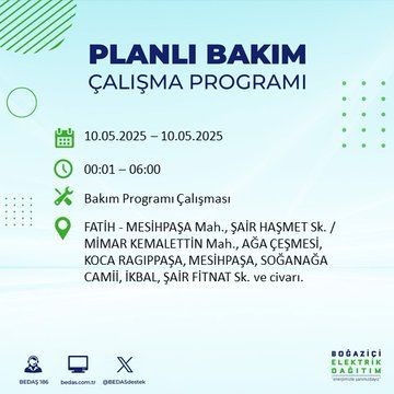 İstanbul'da uzun süreli elektrik kesintisi yaşanacak! 10 Mayıs Cumartesi elektrik kesintileri listesi - Resim: 24