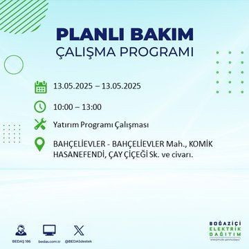 İstanbul'da uzun süreli elektrik kesintisi yaşanacak! 13 Mayıs Salı elektrik kesintileri listesi: Silivri, Çatalca, Esenyurt - Resim: 10