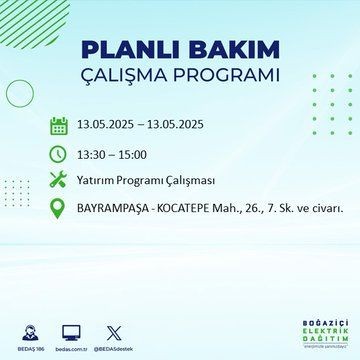 İstanbul'da uzun süreli elektrik kesintisi yaşanacak! 13 Mayıs Salı elektrik kesintileri listesi: Silivri, Çatalca, Esenyurt - Resim: 17
