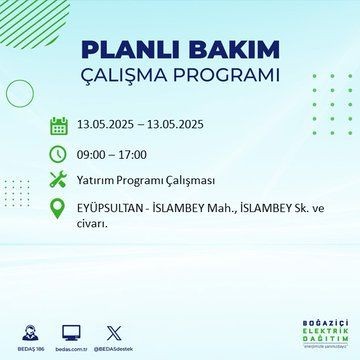 İstanbul'da uzun süreli elektrik kesintisi yaşanacak! 13 Mayıs Salı elektrik kesintileri listesi: Silivri, Çatalca, Esenyurt - Resim: 51