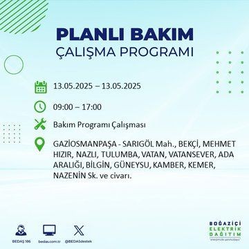 İstanbul'da uzun süreli elektrik kesintisi yaşanacak! 13 Mayıs Salı elektrik kesintileri listesi: Silivri, Çatalca, Esenyurt - Resim: 55