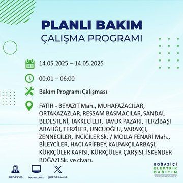 İstanbul'un büyük bölümü karanlığa gömülecek! 14 Mayıs Çarşamba elektrik kesintileri listesi - Resim: 44