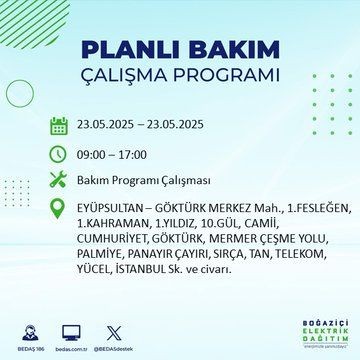 İstanbul'da uzun süreli elektrik kesintisi yaşanacak! 23 Mayıs Cuma elektrik kesintileri listesi - Resim: 27