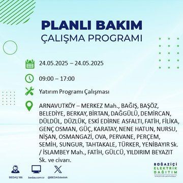 İstanbullular dikkat! İstanbul'da uzun süreli elektrik kesintisi yaşanacak! 24 Mayıs Cumartesi elektrik kesintileri listesi - Resim: 1