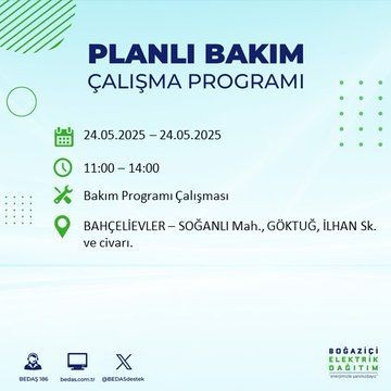 İstanbullular dikkat! İstanbul'da uzun süreli elektrik kesintisi yaşanacak! 24 Mayıs Cumartesi elektrik kesintileri listesi - Resim: 7