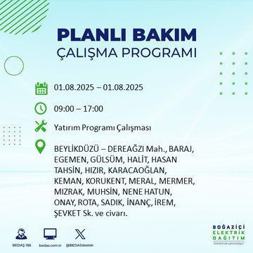 Dikkat! 21 ilçe etkilenecek... Uzun süreli elektrik kesintisi yaşanacak! 1 Ağustos Cuma elektrik kesintileri listesi - Resim: 8